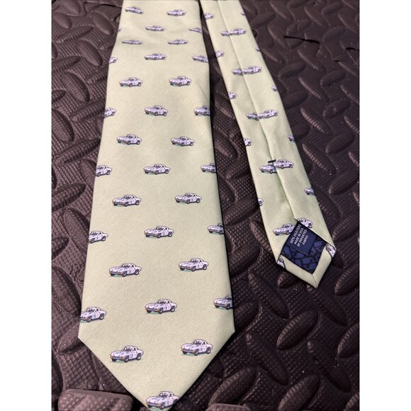 Ultra Rare Vintage Rolex Necktie Monterey Motorsports Reunion Mint Green - Picture 2 of 5